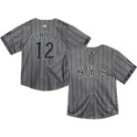 Francisco Lindor New York Mets Nike Toddler 2024 City Connect Limited Player Jersey - Graphite - 49Native