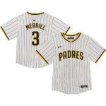 Jackson Merrill San Diego Padres Nike Toddler Home Player Game Jersey - White - 49Native