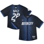 Javier Baez Detroit Tigers Nike Toddler 2024 City Connect Limited Jersey - Navy - 49Native