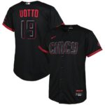 Joey Votto Cincinnati Reds Nike Toddler City Connect Replica Player Jersey - Black - 49Native