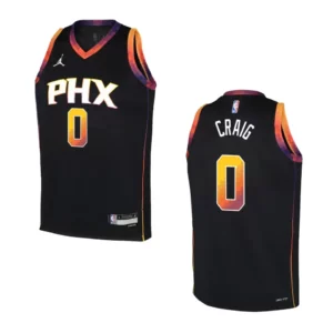 2022-23 Phoenix Suns Youth Statement Edition Torrey Craig Black Jersey - 49Native