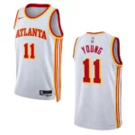 Atlanta Hawks Trae Young 2022-23 Association Edition White Swingman Jersey - 49Native