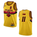 Trae Young Atlanta Hawks City Edition Throwback Jersey Yellow - 49Native
