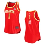 Atlanta Hawks Trae Young Women's Icon Edition Fast Break Jersey Red - 49Native