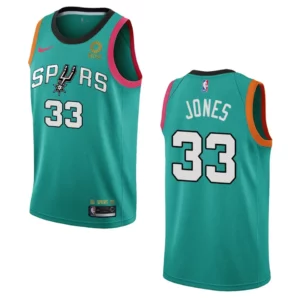 San Antonio Spurs Tre Jones Teal City Edition 2022-23 Swingman Jersey - 49Native