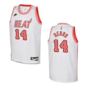 2022-23 Miami Heat Youth Classic Edition Tyler Herro White Jersey - 49Native