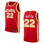 Atlanta Hawks Tyrese Martin 2022-23 Icon Edition Red Swingman Jersey - 49Native