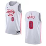 Tyrese Maxey City Edition Philadelphia 76ers 2022-23 White Swingman Jersey - 49Native