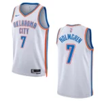 Thunder 2022-23 Association Edition Chet Holmgren White Jersey Swingman - 49Native