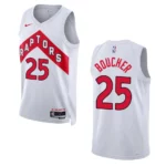 Raptors 2022-23 Association Edition Chris Boucher White Jersey Swingman - 49Native