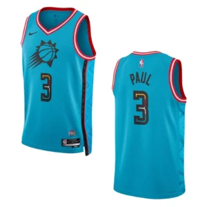 Suns 2022-23 City Edition Chris Paul Turquoise Jersey Swingman - 49Native