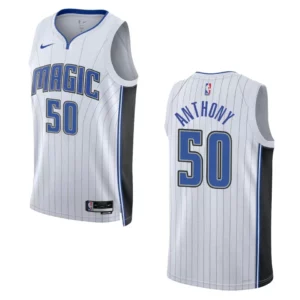 Magic 2022-23 Association Edition Cole Anthony White Jersey Swingman - 49Native