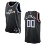 Clippers 2022-23 City Edition Custom Black Jersey Swingman - 49Native