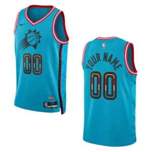 Suns 2022-23 City Edition Custom Turquoise Jersey Swingman - 49Native