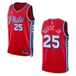 76ers 2022-23 Statement Edition Danuel House Red Jersey Swingman - 49Native