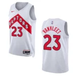 Raptors 2022-23 Association Edition Fred VanVleet White Jersey Swingman - 49Native