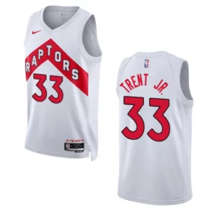 Raptors 2022-23 Association Edition Gary Trent Jr. White Jersey Swingman - 49Native