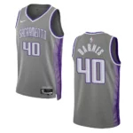 Kings 2022-23 City Edition Harrison Barnes Anthracite Jersey Swingman - 49Native