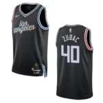 Clippers 2022-23 City Edition Ivica Zubac Black Jersey Swingman - 49Native
