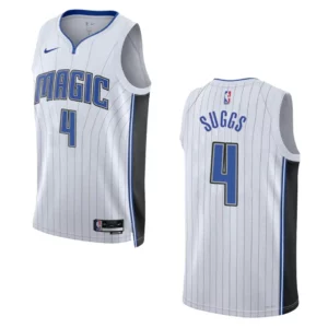 Magic 2022-23 Association Edition Jalen Suggs White Jersey Swingman - 49Native