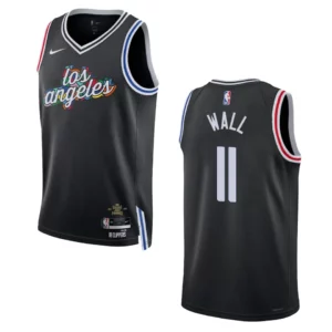 Clippers 2022-23 City Edition John Wall Black Jersey Swingman - 49Native