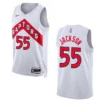 Raptors 2022-23 Association Edition Josh Jackson White Jersey Swingman - 49Native