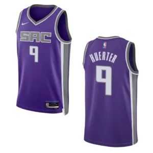Kings 2022-23 Icon Edition Kevin Huerter Purple Jersey Swingman - 49Native