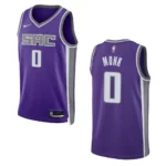 Kings 2022-23 Icon Edition Malik Monk Purple Jersey Swingman - 49Native