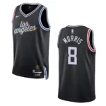 Clippers 2022-23 City Edition Marcus Morris Black Jersey Swingman - 49Native
