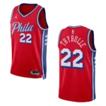 76ers 2022-23 Statement Edition Matisse Thybulle Red Jersey Swingman - 49Native