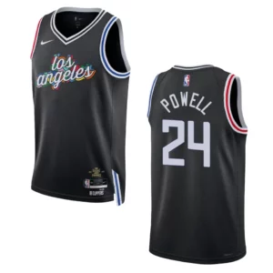 Clippers 2022-23 City Edition Norman Powell Black Jersey Swingman - 49Native