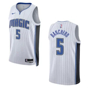 Magic 2022-23 Association Edition Paolo Banchero White Jersey Swingman - 49Native