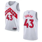 Raptors 2022-23 Association Edition Pascal Siakam White Jersey Swingman - 49Native