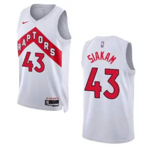 Raptors 2022-23 Association Edition Pascal Siakam White Jersey Swingman - 49Native