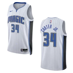 Magic 2022-23 Association Edition Wendell Carter Jr. White Jersey Swingman - 49Native