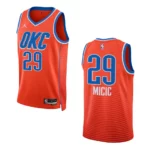 Vasilije Micic Statement Edition Oklahoma City Thunder 2022-23 Orange Swingman Jersey - 49Native