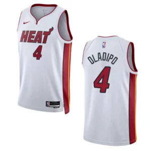 Miami Heat Victor Oladipo 2022-23 Association Edition White Swingman Jersey - 49Native