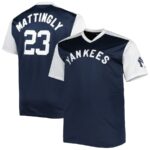 Don Mattingly New York Yankees Cooperstown Collection Replica Player Jersey - Navy/White - 49Native
