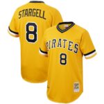 Willie Stargell Pittsburgh Pirates Mitchell & Ness Cooperstown Collection Jersey - Gold - 49Native