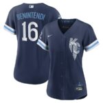 Andrew Benintendi Kansas City Royals Nike Women's City Connect Replica Player Jersey - Navy - 49Native