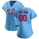 St. Louis Cardinals Nike Women's Alternate Replica Custom Jersey - Blue - 49Native