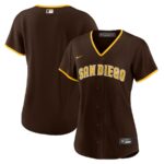 San Diego Padres Nike Women's Road Replica Team Jersey - Brown - 49Native