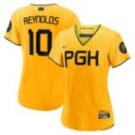 Bryan Reynolds Pittsburgh Pirates Nike Women's City Connect Replica Player Jersey - Gold - 49Native
