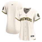 Milwaukee Brewers Nike Women's Home Limited Jersey - Cream - 49Native
