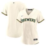 Milwaukee Brewers Nike Women's Home Replica Team Jersey - Cream - 49Native