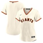 San Francisco Giants Nike Women's Home Blank Replica Jersey - Cream - 49Native