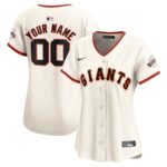 San Francisco Giants Nike Women's Home Limited Custom Jersey - Cream - 49Native