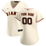 San Francisco Giants Nike Women's Home Replica Custom Jersey - Cream - 49Native