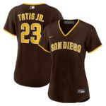 Fernando Tatís Jr. San Diego Padres Nike Women's Road Replica Player Jersey - Brown - 49Native
