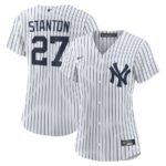 Giancarlo Stanton New York Yankees Nike Women's Home Replica Player Jersey - White - 49Native